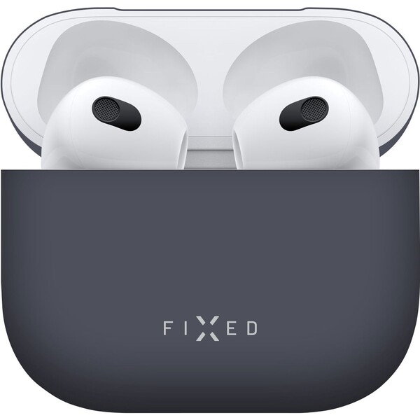FIXED Silky ultratenké silikónové púzdro Apple Airpods 3 modré