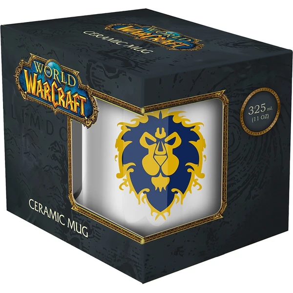 Keramický hrnček World of Warcraft Aliancia - biely 330 ml (darčekové balenie) - Hrnčeky - Obrázok 2NGG000K01