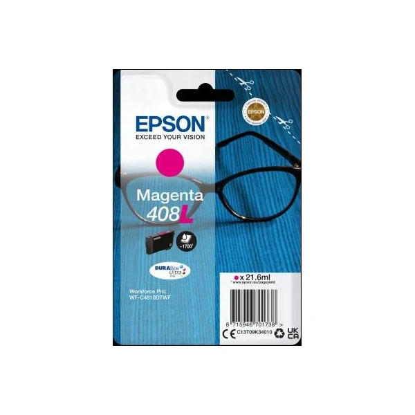 EPSON ink Magenta 408L DURABrite Ultra Ink - Tonery - Hlavný obrázok