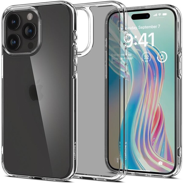 E-shop Spigen Ultra Hybrid kryt iPhone 15 Pro Max priehľadný
