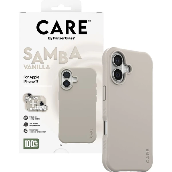 PanzerGlass® CARE Samba kryt s MagSafe Apple iPhone 17 Vanilla - Puzdra - Obrázok 2ODH000K01