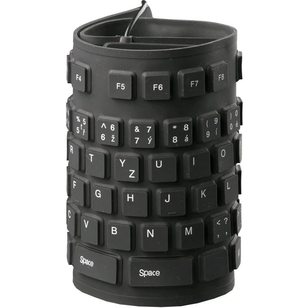 C-TECH FK-01 gélová klávesnica čierna - Klávesnice - Obrázok 2PPA100501