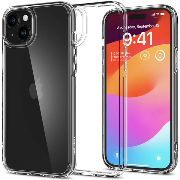 Spigen Ultra Hybrid kryt iPhone 15 číry - Puzdra - Hlavný obrázok