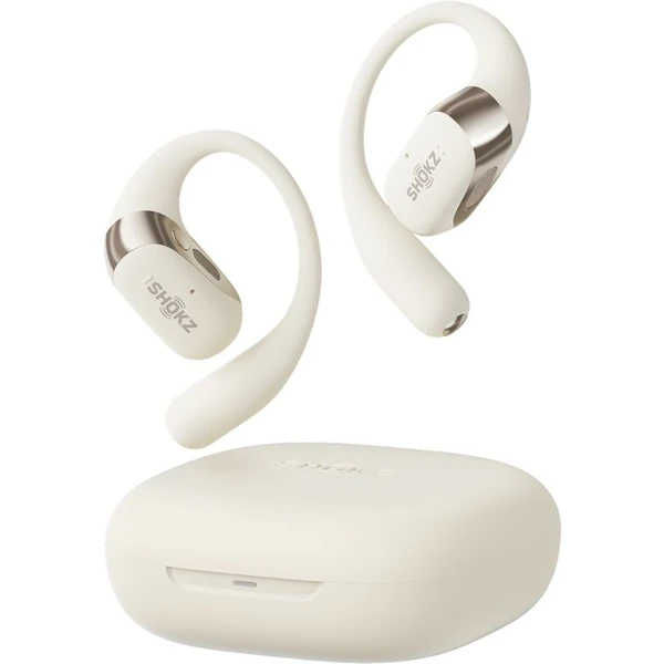 Shokz OpenFit 2 Bluetooth slúchadlá béžové - Slúchadlá - Hlavný obrázok
