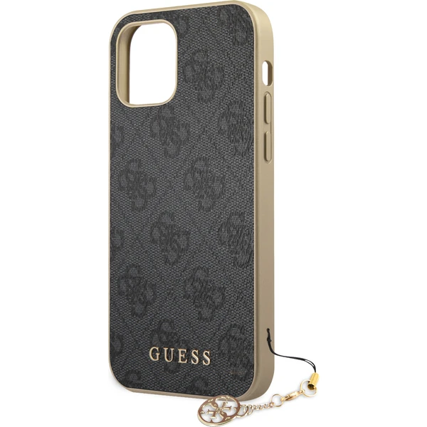 Guess 4G Charms kryt iPhone 12/12 Pro 6.1" sivý - Puzdra - Obrázok 2QRN500301