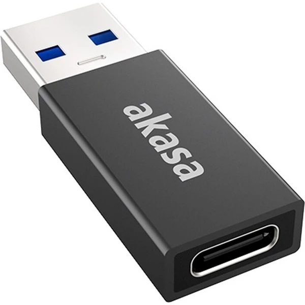 Akasa USB-A/USB-C redukcia čierna 2ks - Káble a redukcie - Hlavný obrázok