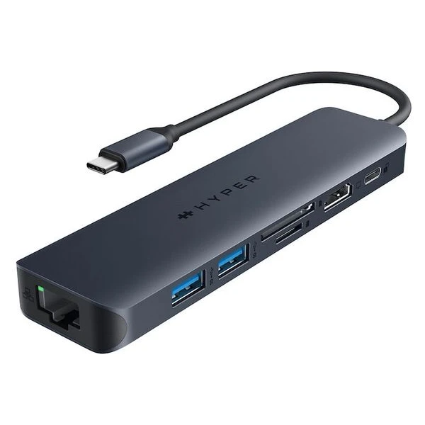 Hyper® EcoSmart™ Gen.2 USB-C 7v1 Hub 100W PD dokovacia stanica - USB huby - Hlavný obrázok