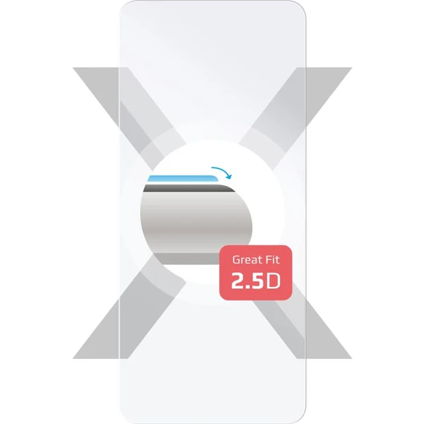 FIXED 2,5D tvrdené sklo Xiaomi Redmi A3/POCO C61 číre - Ochranné fólie a sklo - Hlavný obrázok