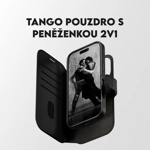PanzerGlass® CARE Tango 2v1 Wallet púzdro s MagSafe Apple iPhone 17 čierne - Puzdra - Obrázok 2RDH000K01