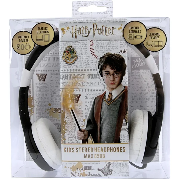 OTL detské náhlavné slúchadlá s motívom Harry Potter čierne - Slúchadlá - Obrázok 2RHB300401