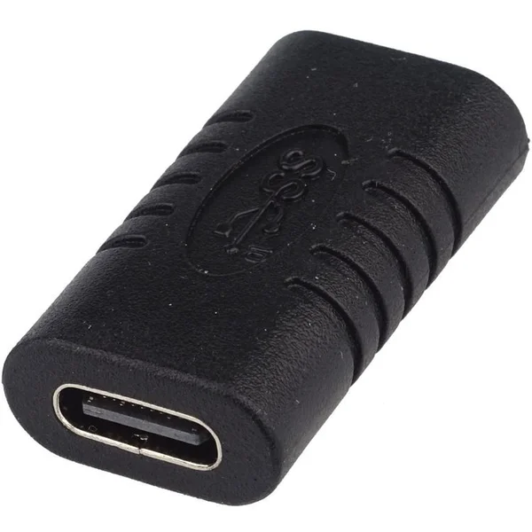 PremiumCord USB-C/USB-C redukcia čierna - Káble a redukcie - Hlavný obrázok