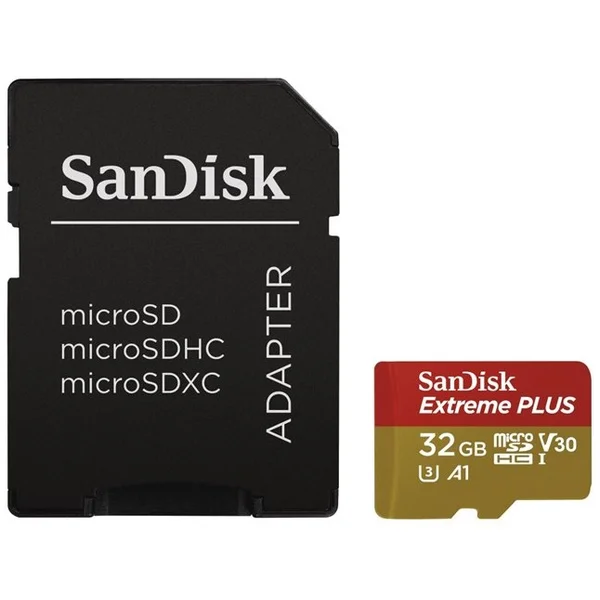 SanDisk Extreme Plus microSDHC 32GB + SD adaptér - Pamäťové karty - Hlavný obrázok