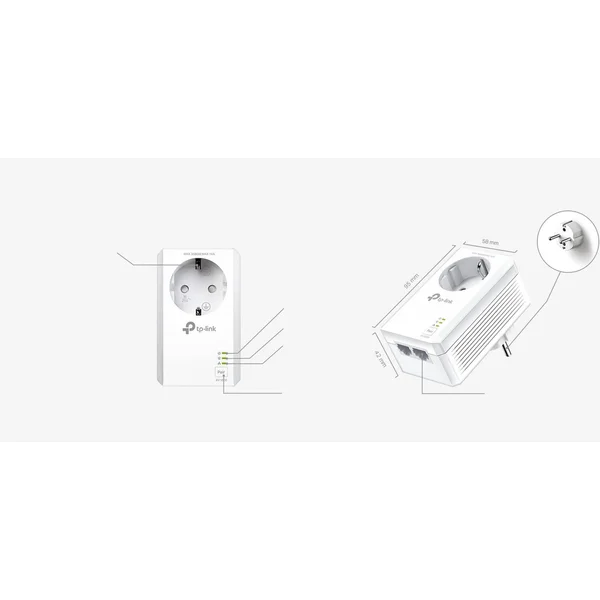 TP-Link TL-PA7027PKIT Powerline sada - Powerline - Obrázok 2TMFF00101