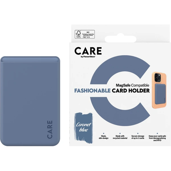 PanzerGlass® CARE Apple MagSafe RFID CardHolder púzdro na platobné karty modré - Peňaženky - Obrázok 2TQB000K01