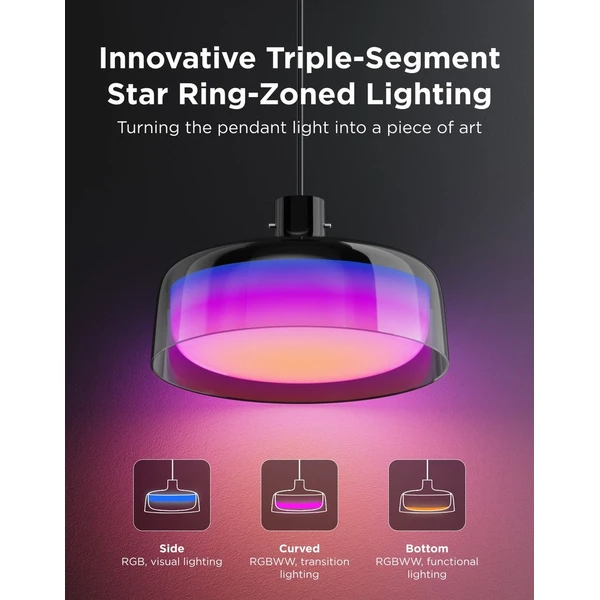 Govee Pendant Light RGBICWW závesná lampa Matter - Inteligentné osvetlenie - Obrázok 2U3L000K01