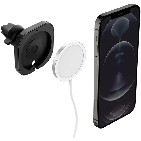 Spigen MagFit Car Mount pre nabíjačku MagSafe čierny - Držiaky - Obrázok 2UFHF00101