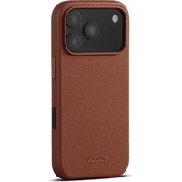 Woolnut MagSafe kožený kryt iPhone 17 Pro hnedý - Puzdra