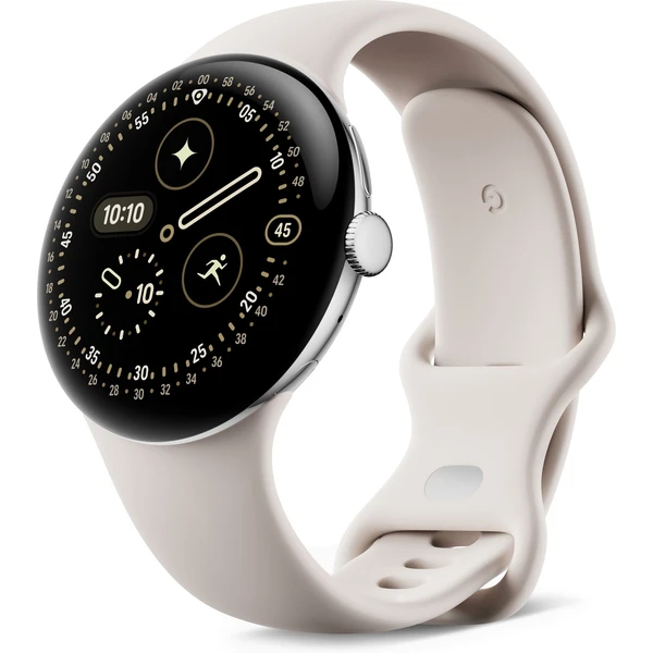 Google Pixel Watch 4 45mm Porcelain - Inteligentné hodinky - Hlavný obrázok