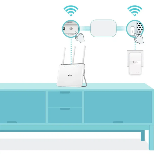 TP-Link TL-WPA7617KIT powerline + WiFi sada - Powerline - Obrázok 2WMFF00101