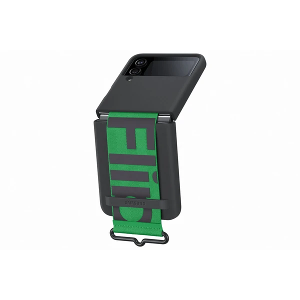 Samsung EF-GF721TB Silicone Cover Strap Flip4,Blac - Puzdra - Obrázok 2XAVF00101