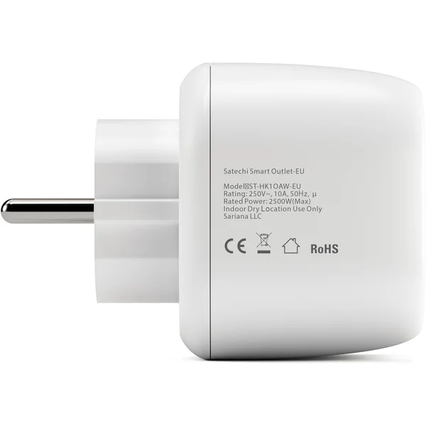 Satechi Homekit Smart Outlet múdra zásuvka (EU) biela  - Inteligentné zásuvky - Obrázok 2XBT000501
