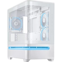 ASUS PRIME AP202 TG ARGB WHITE - Počítačové skrine
