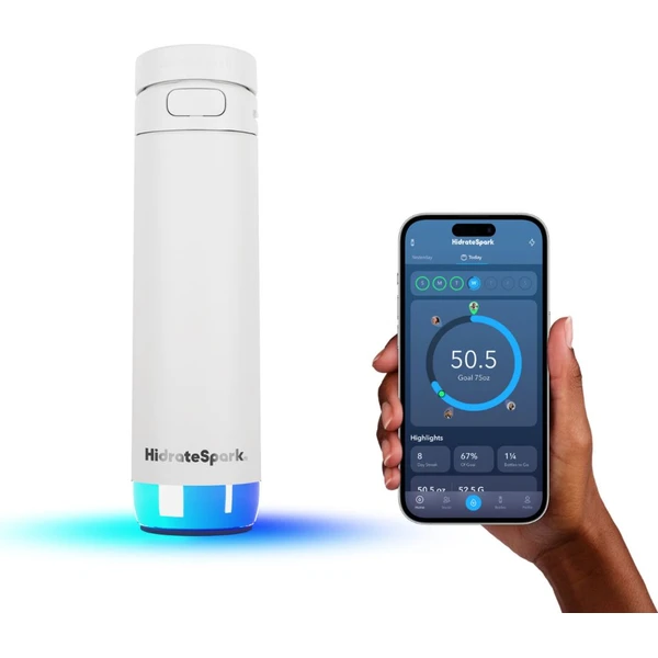 HidrateSpark PRO 2 múdra fľaša, 621 ml biela - Inteligentné fľaše - Obrázok 2Y2H000K01