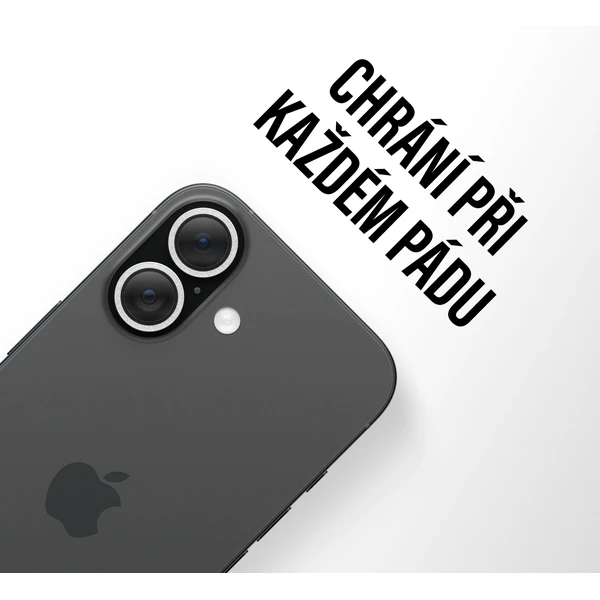 PanzerGlass® Hoops skla Apple iPhone 17/16/16 Plus trblietavo strieborné - Ochranné fólie a sklo - Obrázok 2YEH000K01