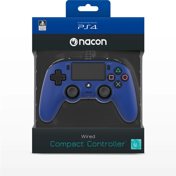 Nacon Gamepad Compact Controller Blue (PS4) - Herné ovládače - Obrázok 2YOH100201