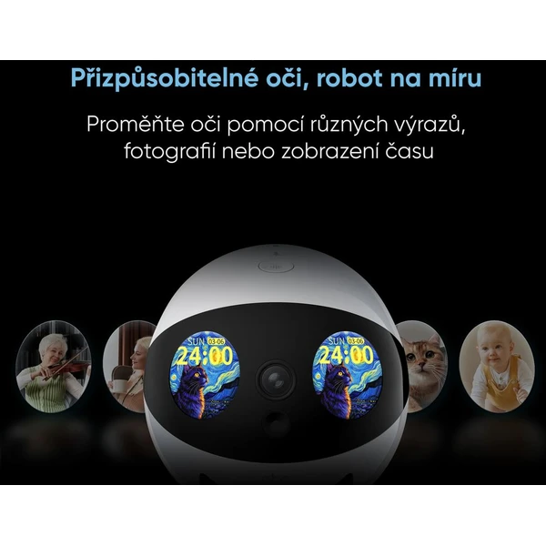 Enabot EBO Air 2 Plus biela - IP kamery - Obrázok 2Z8L000K01