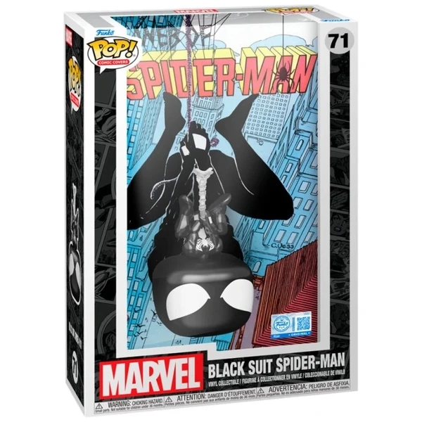 Funko POP! #71 Comic Covers: Black Suit Spider-Man - Funko POP! - Obrázok 2ZHK000K01