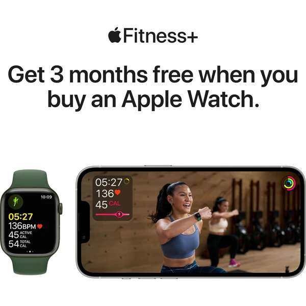 Apple Watch Series 7 Cellular 45mm oceľ (Kategória B) - Inteligentné hodinky - Obrázok 2ZZZ000501