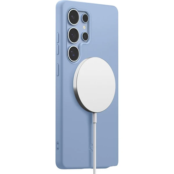 Spigen Silicone Fit MagSafe kryt Samsung Galaxy S25 Ultra zafírovo modrý - Puzdra - Obrázok 2a16205f06da487fbb759429f62f0d60