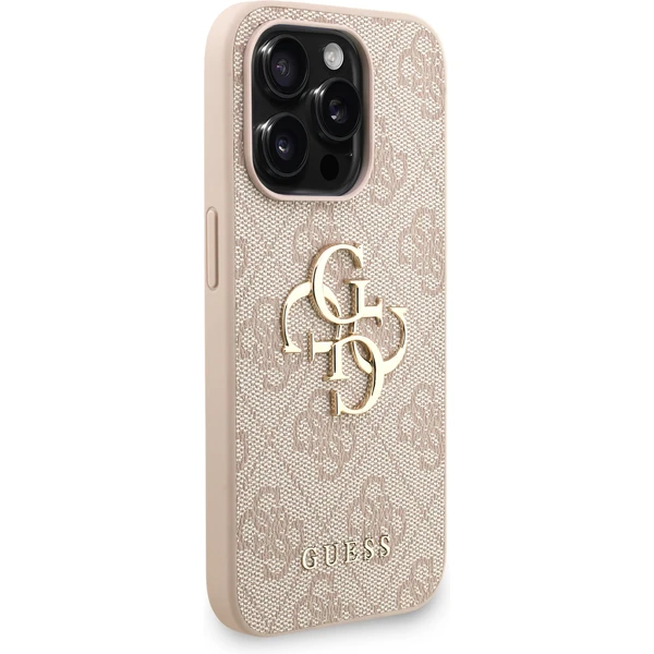 Guess PU 4G Metal Logo Strap kryt iPhone 15 Pro Max ružový - Puzdra - Obrázok 2a238afb19ec4480b1b1555d27bf65e5