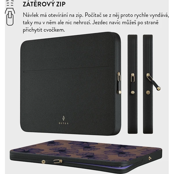 Burga Sleeve puzdro pre Macbook Pro 14" Velvet Night - Puzdra - Obrázok 2a713bbcbf5c456d9c0c39c37ce9621e