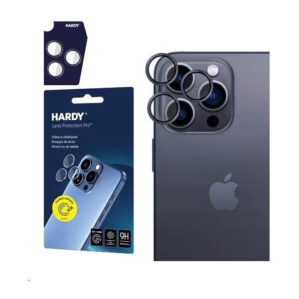 3mk Hardy Lens Protection Pre sklá na fotoaparát Apple iPhone 13 Pro/13 Pro Max grafitovo šedá