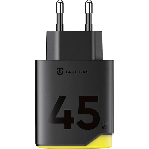 Tactical Minimi GaN 45W nabíjací adaptér (1xUSB-C, 1xUSB-A) čierny - Nabíjačky - Obrázok 2a98c2441ad0477380aa58fd6cc861e6
