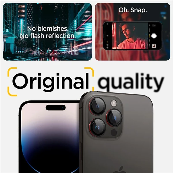 Spigen Glass TR EZ Fit Optik Pro sklá iPhone 17-14 Pro/17-14 Pro Max black/red (2 ks) - Ochranné fólie a sklo - Obrázok 2a98c3e3872a4ddab9eeec77f66943aa
