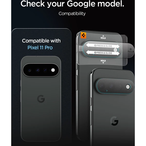 Spigen Glass tR EZ Fit Optik Pro 2 Pack, krištáľovo čisté - Google Pixel 11 Pro - Ochranné fólie a sklo - Obrázok 2b0ad3c357c448fd99867ac6d3837f76
