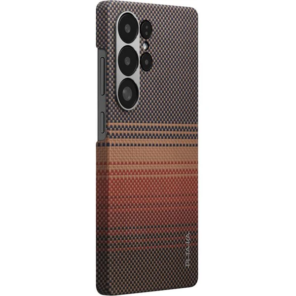 Pitaka Tactile Woven Case kryt Samsung Galaxy S25 Ultra Sunset - Puzdra - Hlavný obrázok