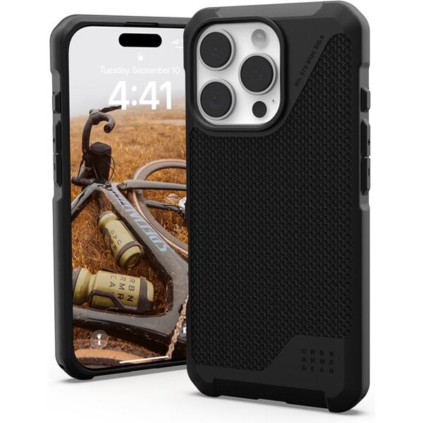 UAG Metropolis LT Magsafe Kevlar kryt iPhone 16 Pro čierny