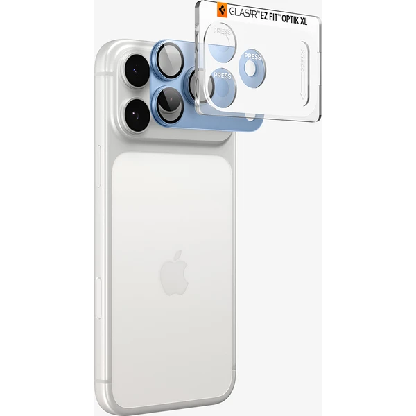 Spigen Glass tR EZ Fit Optik Pro XL 1 Pack sklo na fotoaparát iPhone 18 Pro Max svetlomodré - Ochranné fólie a sklo - Obrázok 2ba2afc9290840f0bc4021a5078162fd