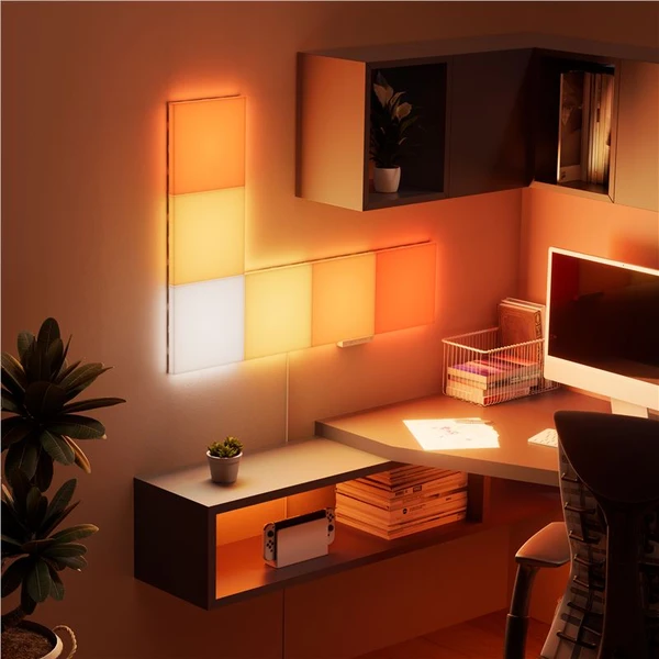 Nanoleaf Blocks Big Squares Starter Kit štartovacia sada modulárneho osvetlenia 6 Pack - Inteligentné osvetlenie - Obrázok 2ba8ed1cba8a4711b2f6d880283b16f7