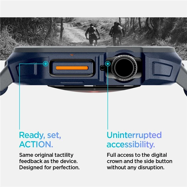 Spigen Lite Fit Pro remienok s krytom Apple Watch 10/11 (46mm) námorne modrý - Remienky - Obrázok 2bb4ff5961bc42358f8feb92a7b835ef