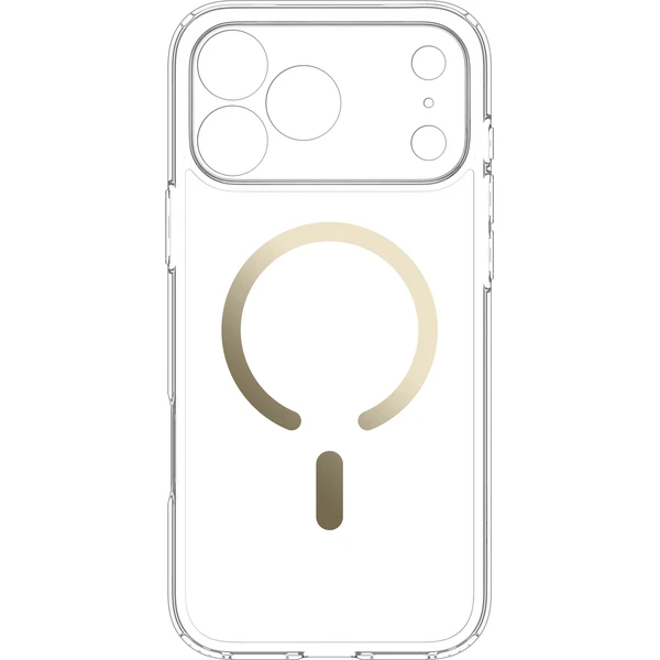 Spigen Ultra Hybrid MagSafe kryt iPhone 18 Pro/17 Pro clear gold - Puzdra - Obrázok 2bbcf0db4ea5453da8f45e3f119277dd