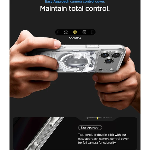 Spigen Ultra Hybrid MagSafe kryt iPhone 18 Pro/17 Pro zero one white - Puzdra - Obrázok 2bd6e8ed60584097aafb282b5afda2da