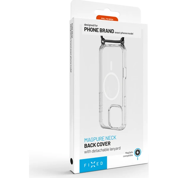 Pouzdro FIXED MagPure Neck s čiernou šnúrkou na krk pre Apple iPhone 18 Pro Max - Puzdra - Obrázok 2be5137c7684405799d790eb4f80f4f2