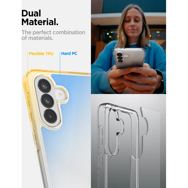 Spigen Ultra Hybrid kryt Samsung Galaxy A37 5G crystal clear - Puzdra - Obrázok 2c0d6d6138254b70af623b509a0f4dc5