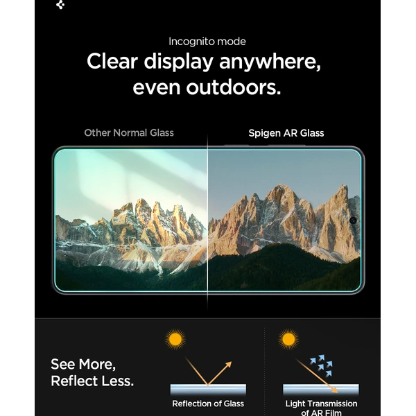 Spigen Glass tR EZ Fit Pro (Anti Reflection) sklo Samsung Galaxy S26+ číre (2 ks) - Ochranné fólie a sklo - Obrázok 2c4180c325f646a1a4bcba3ae06199ce