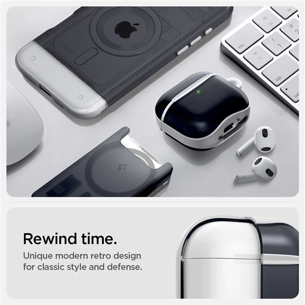 Spigen Classic C1 puzdro AirPods 4 grafitové - Puzdra - Obrázok 2c481520155a4e2fbf097900ae653f2b